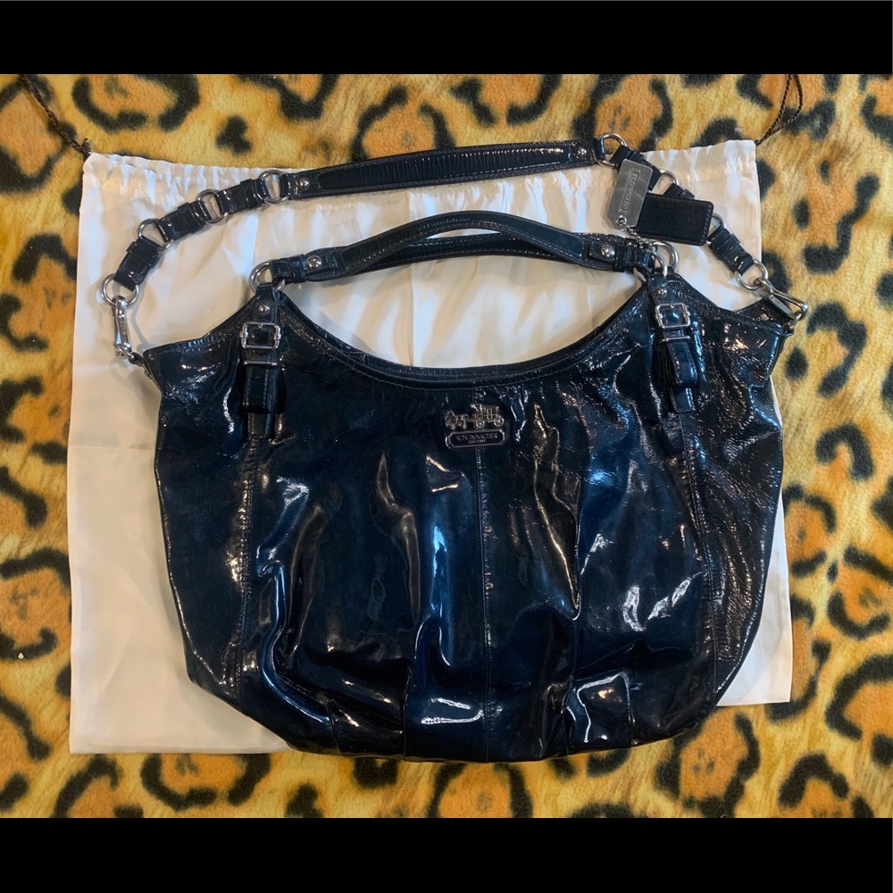 Rare Authentic Coach Purse Navy